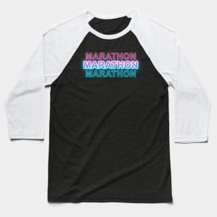 Marathon Baseball T-Shirt